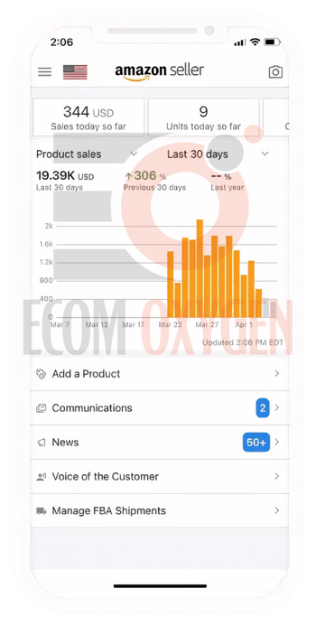 Amazon store 306% Monthly Revenue Increase